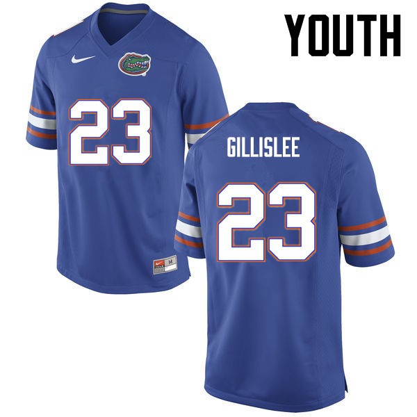 Florida Gators Youth #23 Mike Gillislee College Football Blue